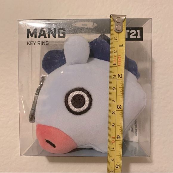 Official BT21 Mang Plush Key Ring - Picture 6 of 7